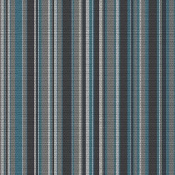 Stofstaal van Sunbrella Furniture Stripes Porto Blue Chine 3776