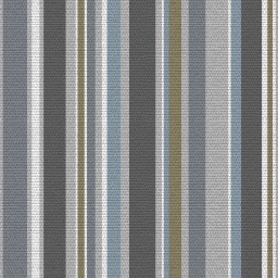 Stofstaal van Sunbrella Furniture Stripes Porto Grey Chine 3777 